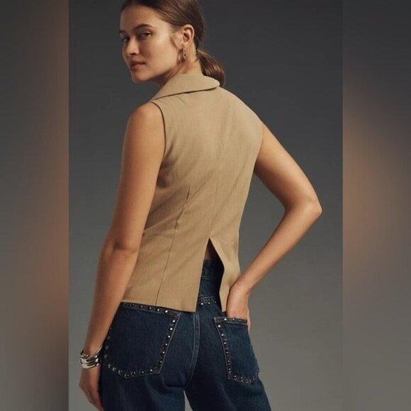 NWT Size L - Mare Mare Sleeveless Tie Wrap Blouse (NWT US$ 138) - Picture 3 of 8